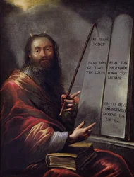 Moses und die Gesetzestafeln